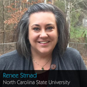 Renee is an Environmental Educator for NCSU’s Extension Forestry, which includes her role as the state coordinator for Project Learning Tree which provides activities and resources to engage children in learning about the environment through the lens of trees and forests. Renee joined our board in 2021, bringing her experience from two previous positions on non-profit boards and knowledge of environmental education across the region to Schoolhouse of Wonder. She is glad for the opportunity to work with staff and board members to lift up the mission and values of the organization.