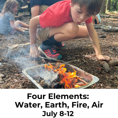 Four elements: water, earth, fire, air