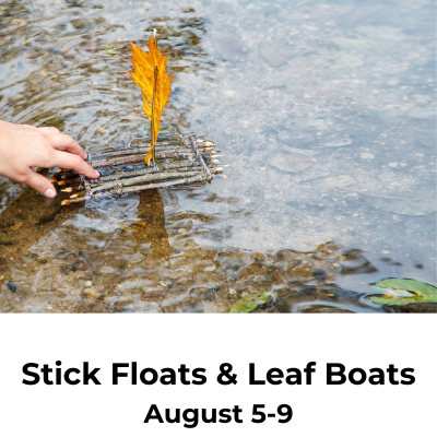 Stick Floats and Leaf Boats