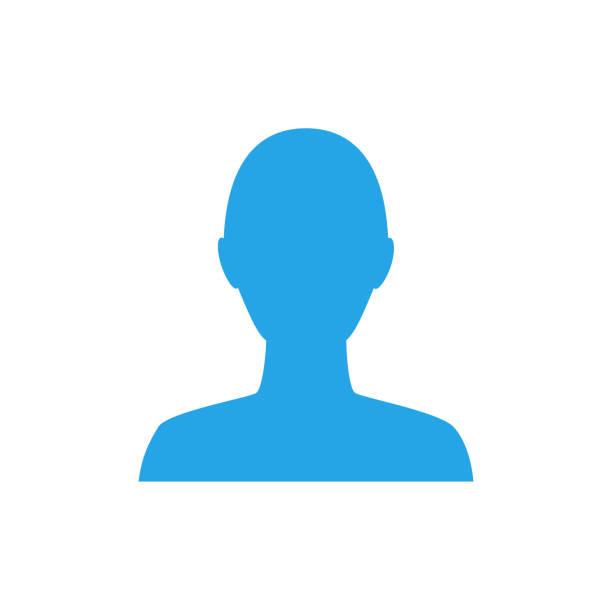 Anonymous gender neutral face avatar. Incognito head silhouette